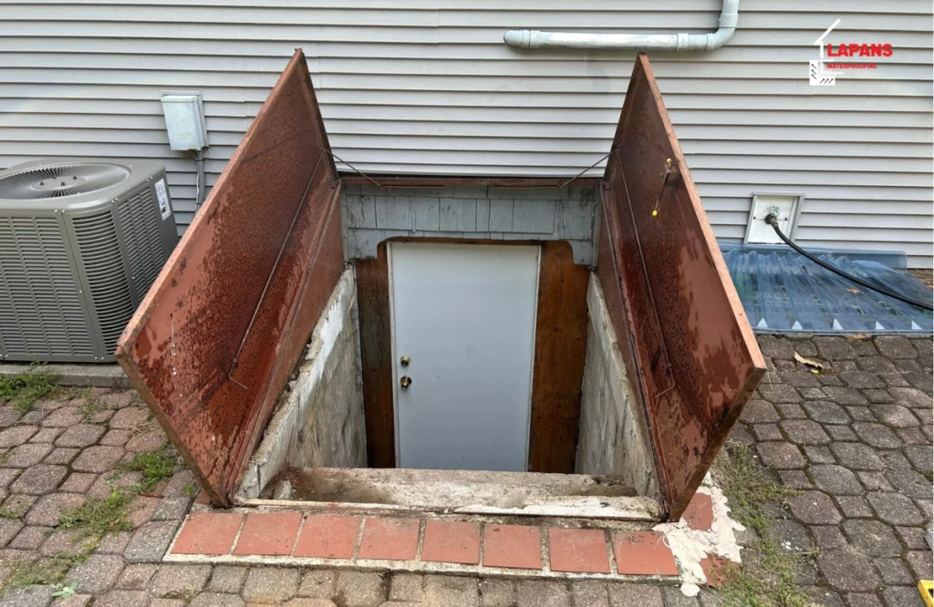 Water Damage from a Leaky Bulkhead 