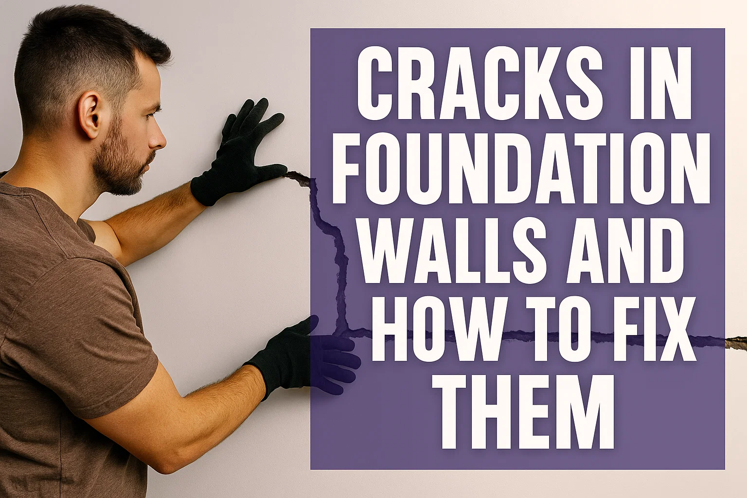 Cracks in Foundation Walls and How to Fix Them