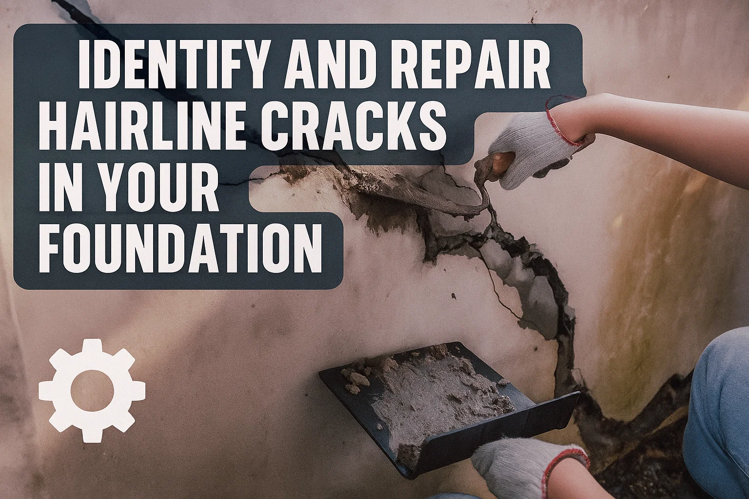 Identify and Repair Hairline Cracks in Your Foundation