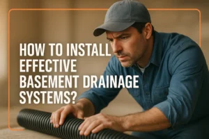 How to Install Effective Basement Drainage Systems?