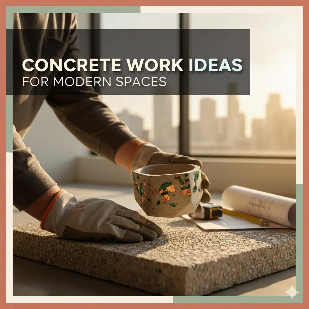Innovative Concrete Work Ideas for Modern Spaces