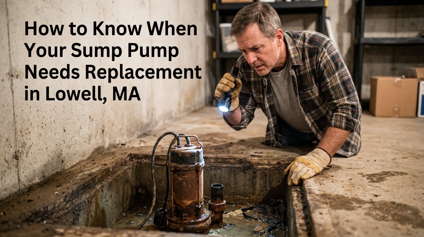 How to Know When Your Sump Pump Needs Replacement in Lowell, MA