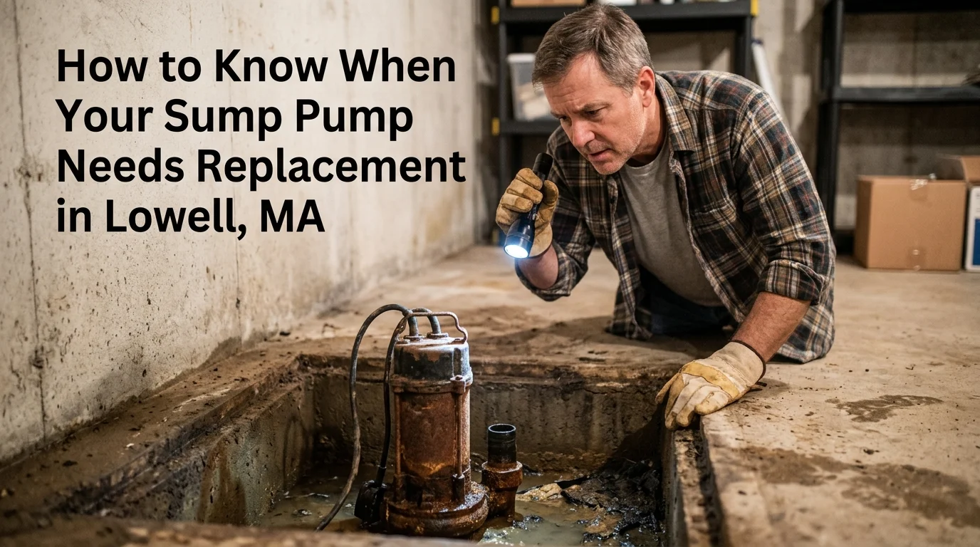 How to Know When Your Sump Pump Needs Replacement in Lowell, MA