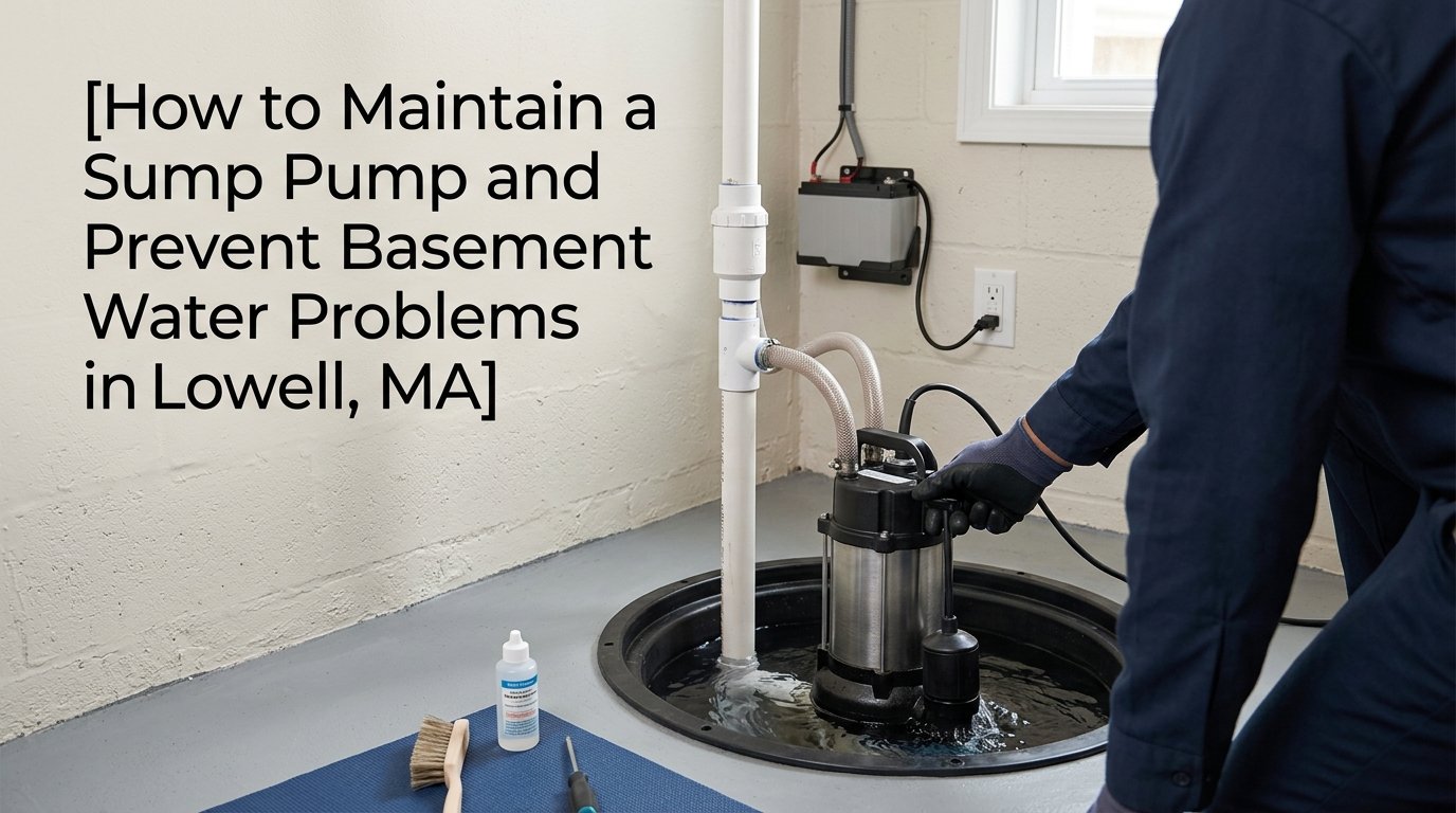 How to Maintain a Sump Pump and Prevent Basement Water Problems in Lowell, MA