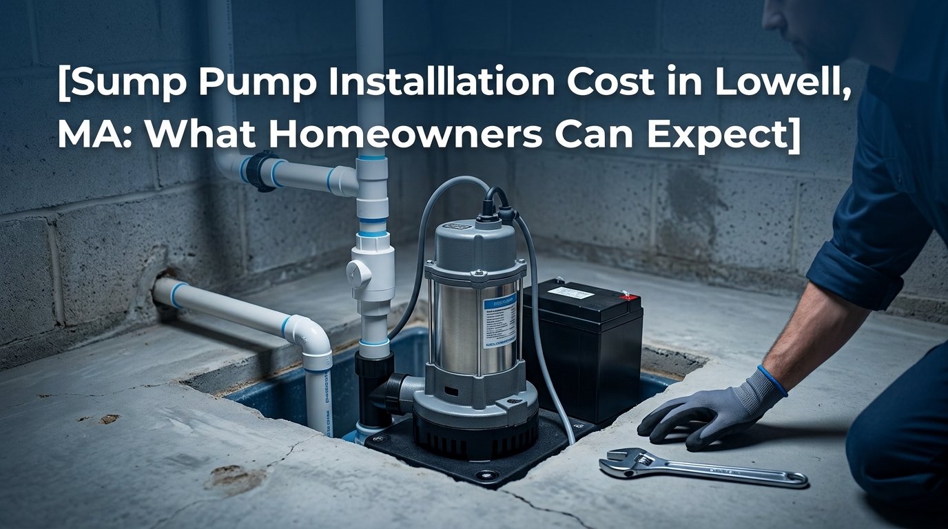 Sump Pump Installation Cost in Lowell, MA: What Homeowners Can Expect